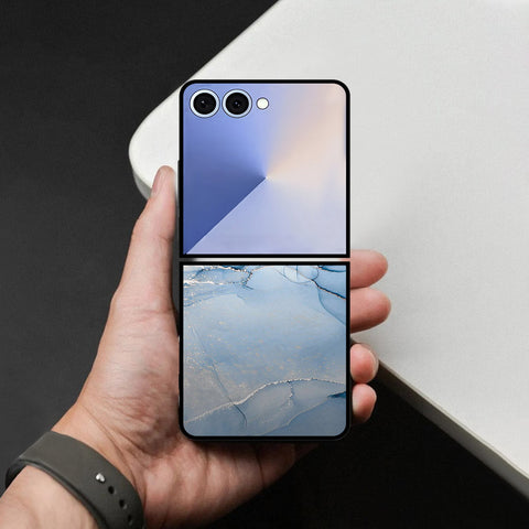 Samsung Galaxy Z Flip 8 Cover - Mystic Marble Series - HQ Premium Shine Durable Shatterproof Case