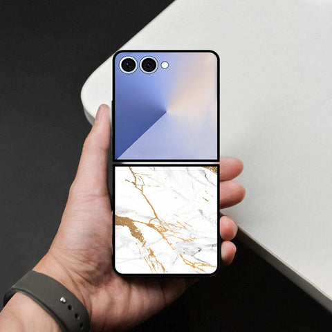 Samsung Galaxy Z Flip 8 Cover - Mystic Marble Series - HQ Premium Shine Durable Shatterproof Case