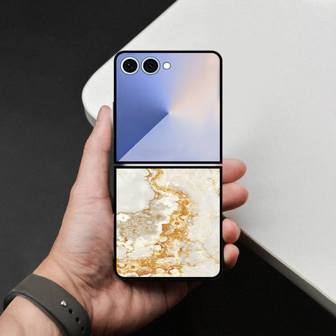 Samsung Galaxy Z Flip 8 Cover - Mystic Marble Series - HQ Premium Shine Durable Shatterproof Case