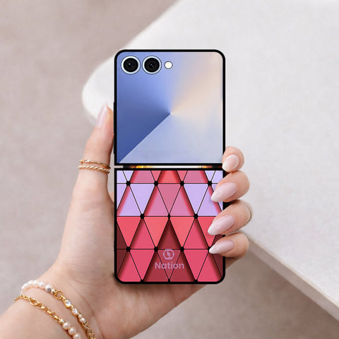 Samsung Galaxy Z Flip 8 Cover - Onation Pyramid Series - HQ Premium Shine Durable Shatterproof Case