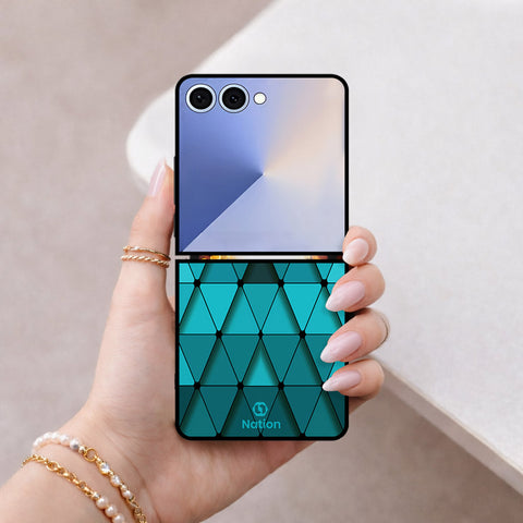 Samsung Galaxy Z Flip 8 Cover - Onation Pyramid Series - HQ Premium Shine Durable Shatterproof Case