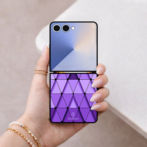 Samsung Galaxy Z Flip 8 Cover - Onation Pyramid Series - HQ Premium Shine Durable Shatterproof Case