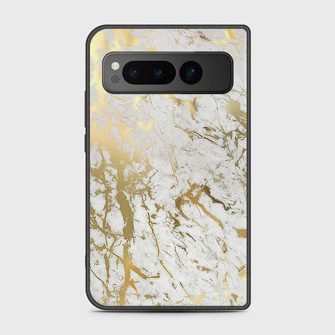 Google Pixel Fold - White Marble Series - HQ Premium Shine Durable Shatterproof Case