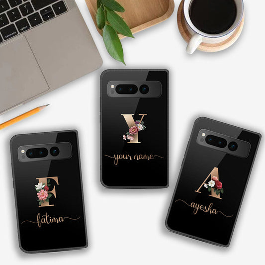 Google Pixel Fold - Personalized Alphabet Series - HQ Premium Shine Durable Shatterproof Case