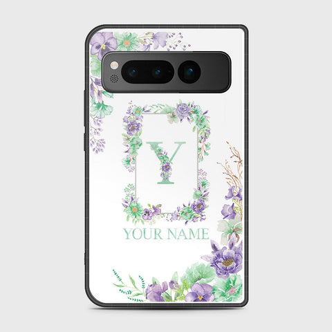 Google Pixel Fold - Personalized Alphabet Series - HQ Premium Shine Durable Shatterproof Case