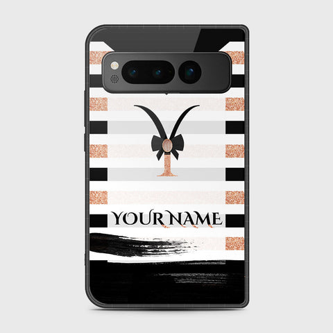 Google Pixel Fold - Personalized Alphabet Series - HQ Premium Shine Durable Shatterproof Case