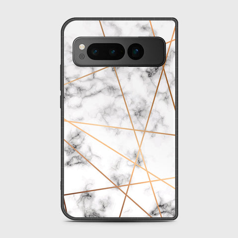 Google Pixel Fold - White Marble Series 2 - HQ Premium Shine Durable Shatterproof Case