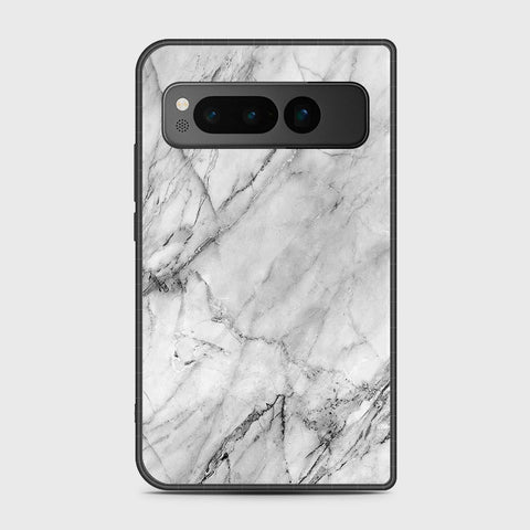 Google Pixel Fold - White Marble Series 2 - HQ Premium Shine Durable Shatterproof Case
