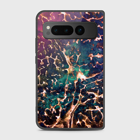 Google Pixel Fold - Colorful Marble Series - HQ Premium Shine Durable Shatterproof Case