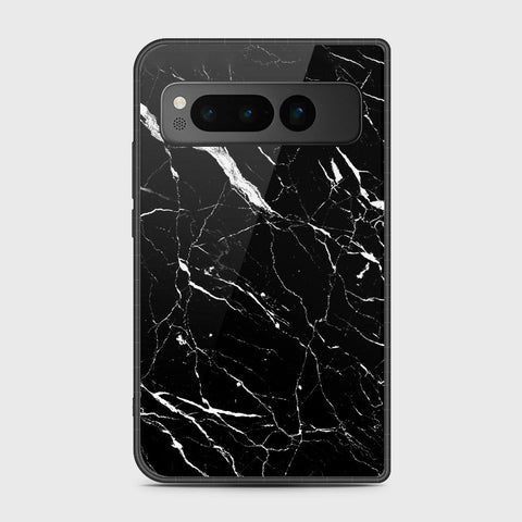 Google Pixel Fold - Black Marble Series - HQ Premium Shine Durable Shatterproof Case