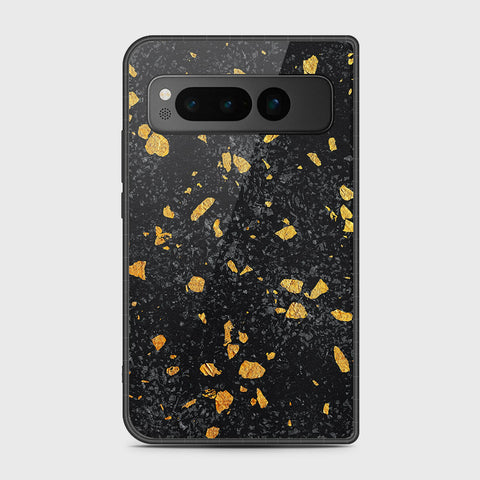 Google Pixel Fold - Black Marble Series - HQ Premium Shine Durable Shatterproof Case