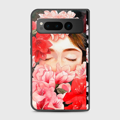 Google Pixel Fold - Floral Series - HQ Premium Shine Durable Shatterproof Case