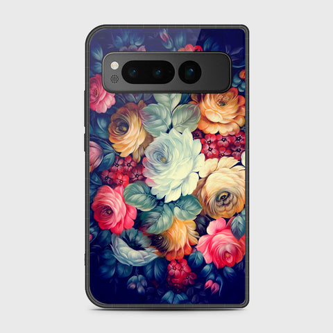 Google Pixel Fold - Floral Series 2 - HQ Premium Shine Durable Shatterproof Case