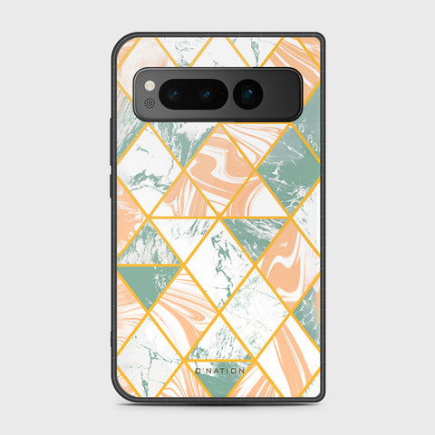 Google Pixel Fold - O'Nation Shades of Marble Series - HQ Premium Shine Durable Shatterproof Case