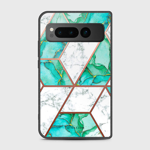 Google Pixel Fold - O'Nation Shades of Marble Series - HQ Premium Shine Durable Shatterproof Case