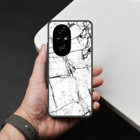 Honor 200 Pro Cover - White Marble Series 2 - HQ Premium Shine Durable Shatterproof Case