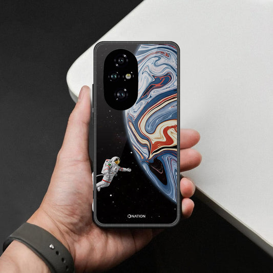 Honor 200 Cover - Cosmic Marble Astronaut Design - HQ Premium Shine Durable Shatterproof Case