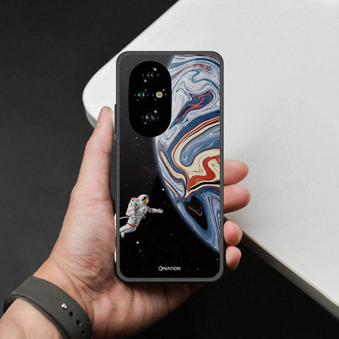 Honor 200 Pro Cover - Cosmic Marble Astronaut Design - HQ Premium Shine Durable Shatterproof Case