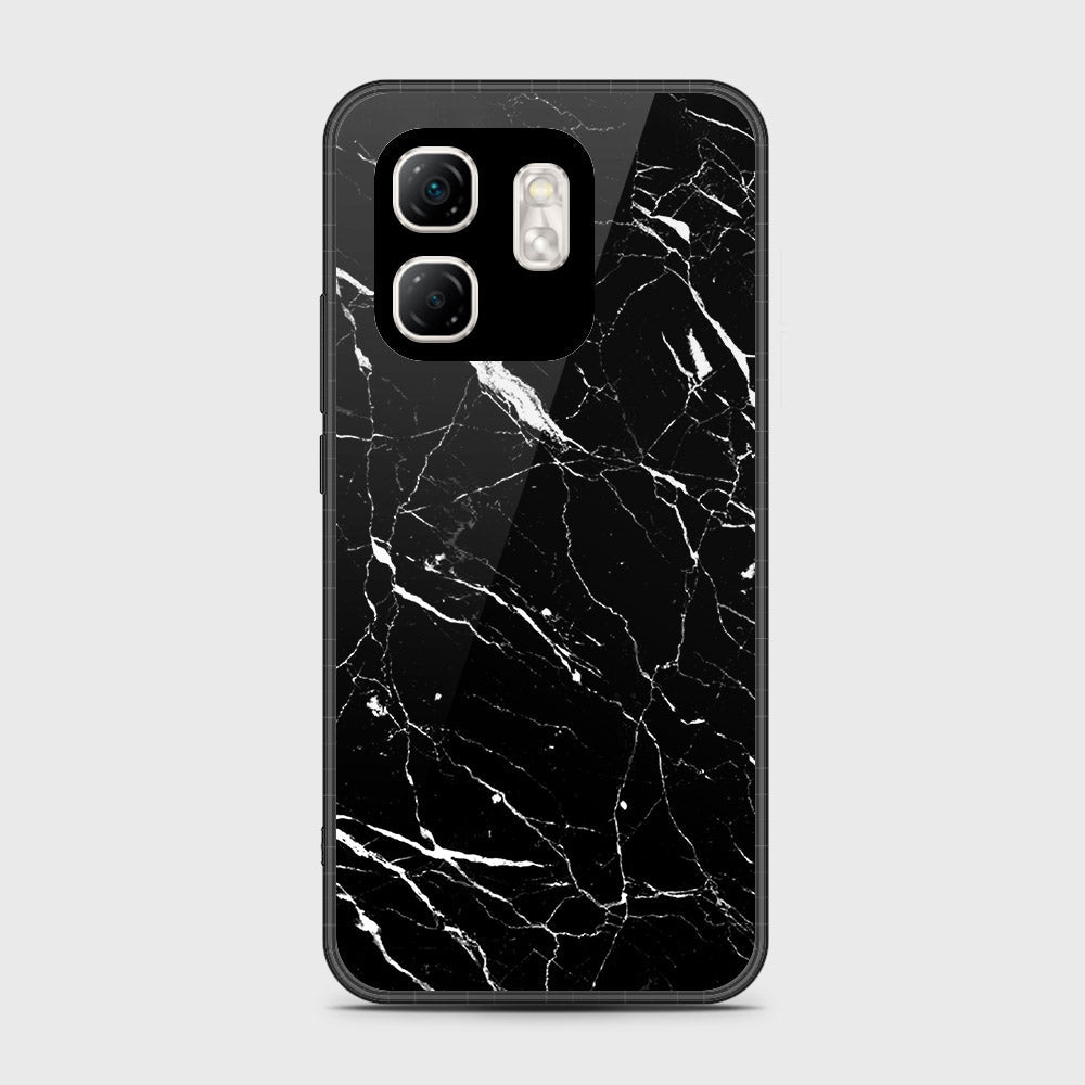 Infinix Smart 9 HD - Black Marble Series - HQ Premium Shine Durable Shatterproof Case (Fast Delivery)(A)