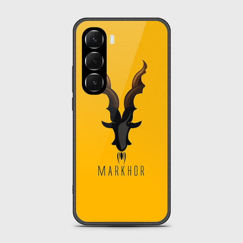Infinix Hot 60i 4G - Markhor Series - HQ Ultra Shine Premium Infinity Glass Soft Silicon Borders Case