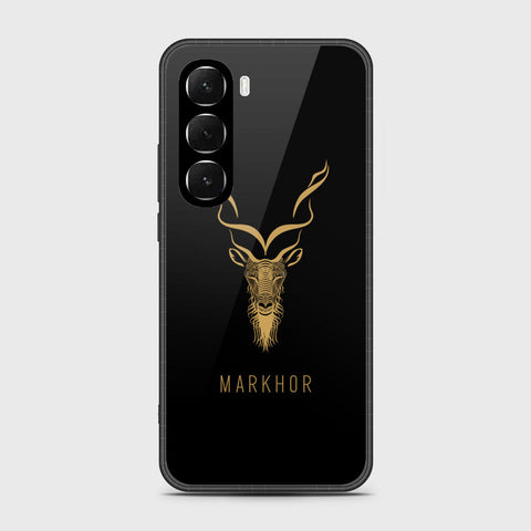Infinix Hot 60 - Markhor Series - HQ Ultra Shine Premium Infinity Glass Soft Silicon Borders Case