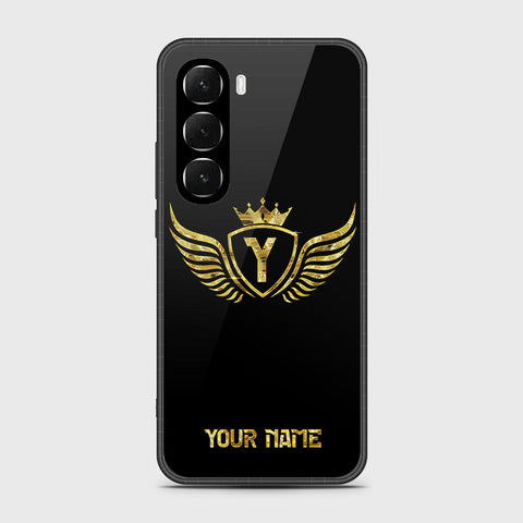 Infinix Hot 60i 4G - Gold Series - HQ Ultra Shine Premium Infinity Glass Soft Silicon Borders Case