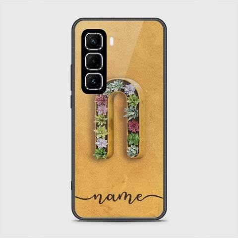 Infinix Hot 50 Pro Cover- Personalized Alphabet Series - HQ Premium Shine Durable Shatterproof Case