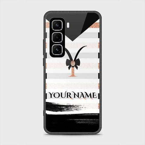 Infinix Hot 50 Pro Cover- Personalized Alphabet Series - HQ Premium Shine Durable Shatterproof Case