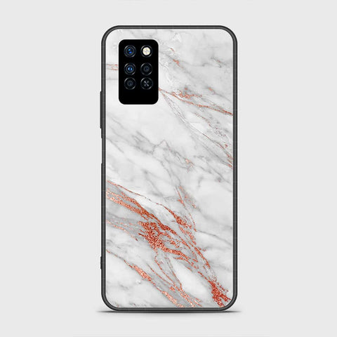 Infinix Note 10 Pro Cover - White Marble Series - HQ Premium Shine Durable Shatterproof Case