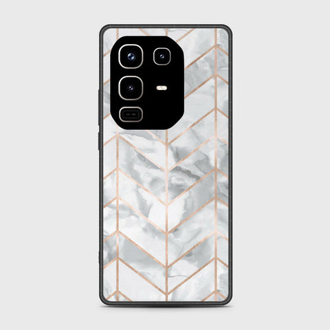 Infinix Note 50 Pro Plus - White Marble Series 2 - HQ Premium Shine Durable Shatterproof Case