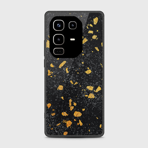 Infinix Note 50 Pro 4G - Black Marble Series - HQ Premium Shine Durable Shatterproof Case