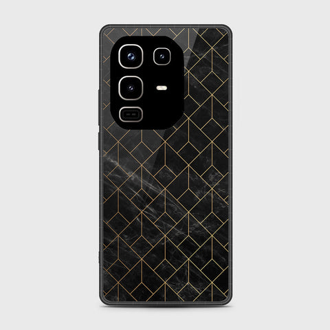 Infinix Note 50 Pro 4G - Black Marble Series - HQ Premium Shine Durable Shatterproof Case