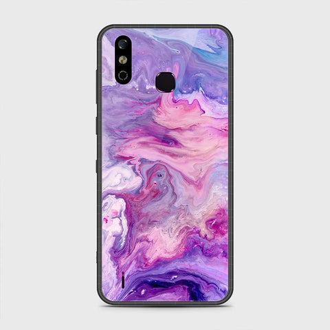 Infinix Smart 4 Cover - Colorful Marble Series - HQ Premium Shine Durable Shatterproof Case