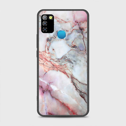 Infinix Hot 10 Lite Cover - Colorful Marble Series - HQ Premium Shine Durable Shatterproof Case