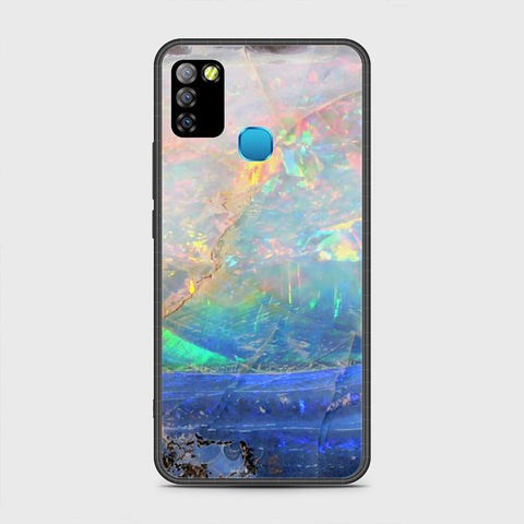 Infinix Hot 10 Lite Cover - Colorful Marble Series - HQ Premium Shine Durable Shatterproof Case