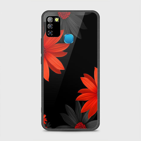 Infinix Hot 10 Lite Cover - Floral Series 2 - HQ Premium Shine Durable Shatterproof Case