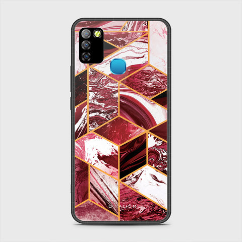 Infinix Hot 10 Lite Cover - O'Nation Shades of Marble Series - HQ Premium Shine Durable Shatterproof Case