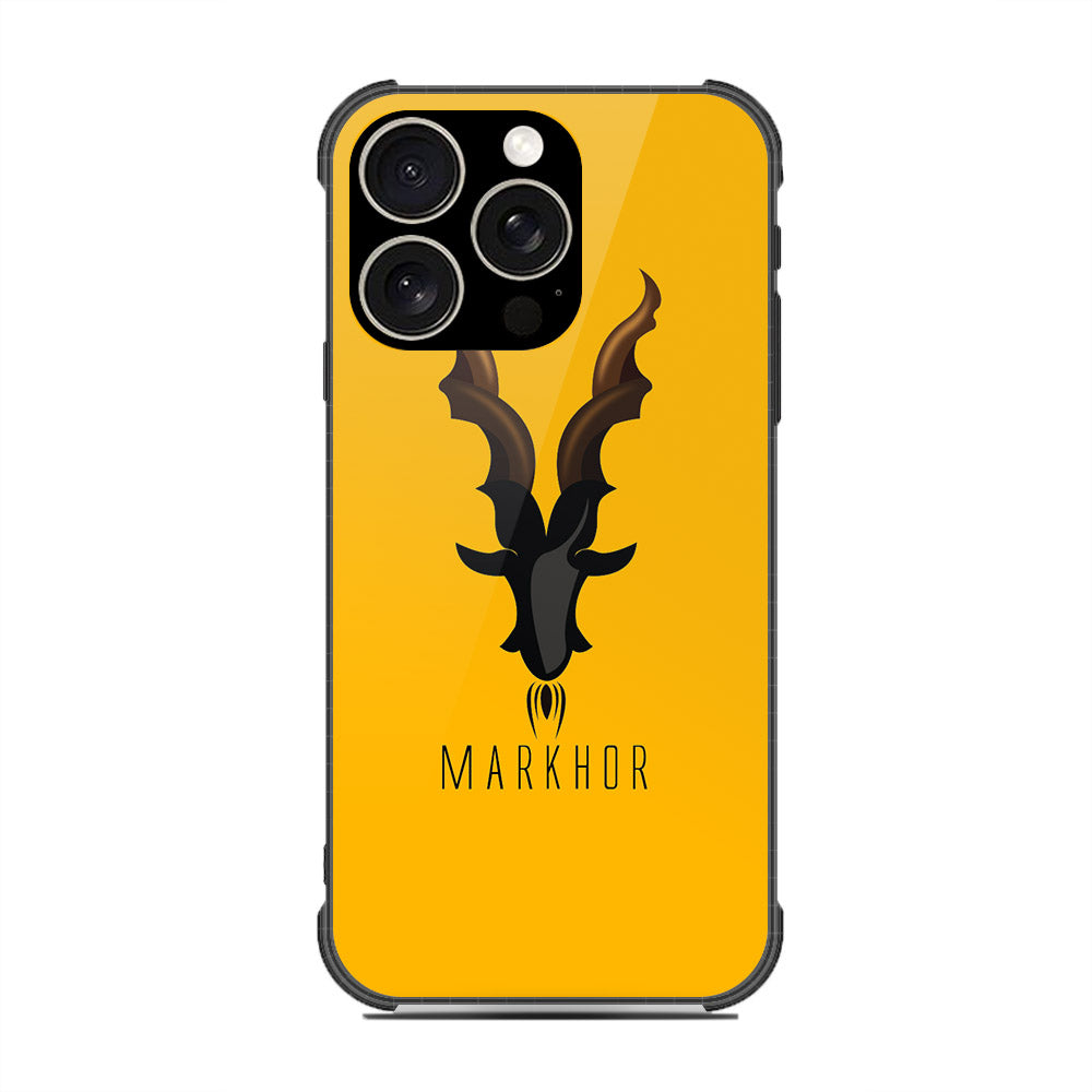 iPhone 16 Pro Max - Markhor Series - HQ Ultra Shine Premium Infinity Glass Soft Silicon Shockproof Case