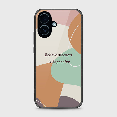 iPhone 17 - Happy Series - HQ Ultra Shine Premium Infinity Glass Soft Silicon Borders Case