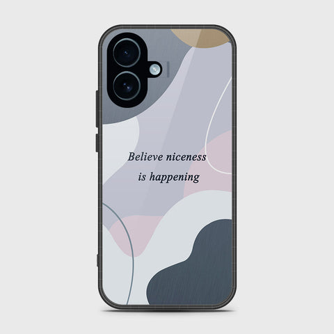 iPhone 17 - Happy Series - HQ Ultra Shine Premium Infinity Glass Soft Silicon Borders Case