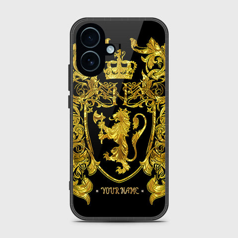 iPhone 17 - Gold Series - HQ Ultra Shine Premium Infinity Glass Soft Silicon Borders Case
