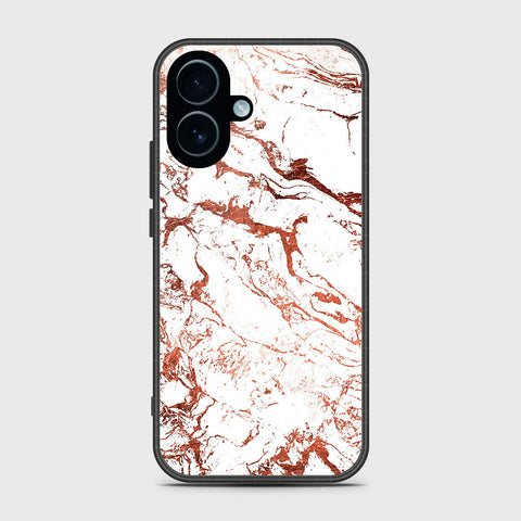 iPhone 17 - White Marble Series 2 - HQ Ultra Shine Premium Infinity Glass Soft Silicon Borders Case