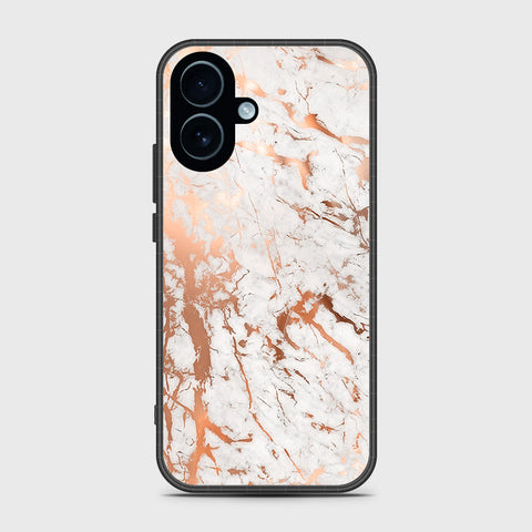 iPhone 17 - White Marble Series 2 - HQ Ultra Shine Premium Infinity Glass Soft Silicon Borders Case