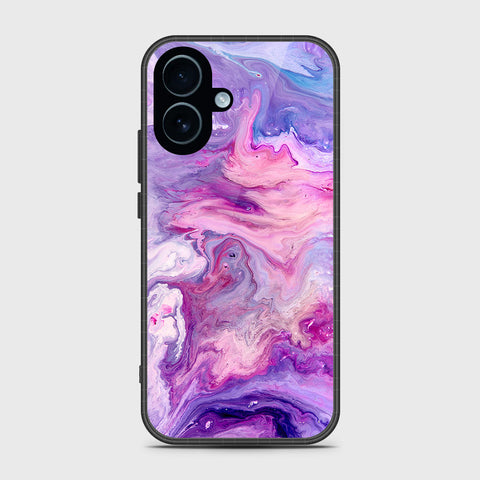 iPhone 17 - Colorful Marble Series - HQ Ultra Shine Premium Infinity Glass Soft Silicon Borders Case