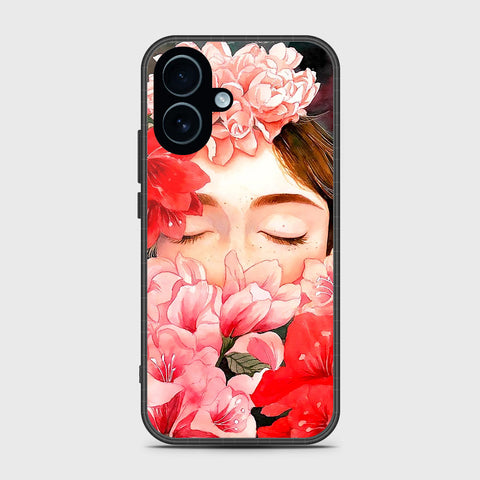 iPhone 17 - Floral Series - HQ Ultra Shine Premium Infinity Glass Soft Silicon Borders Case