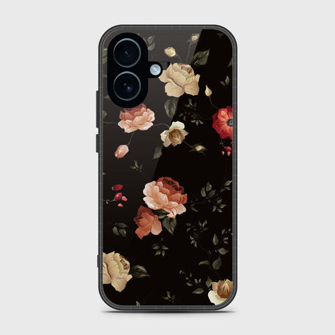 iPhone 17 - Floral Series 2 - HQ Ultra Shine Premium Infinity Glass Soft Silicon Borders Case