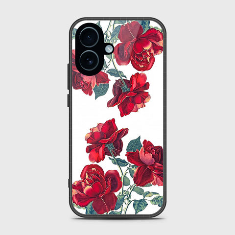 iPhone 17 - Floral Series 2 - HQ Ultra Shine Premium Infinity Glass Soft Silicon Borders Case