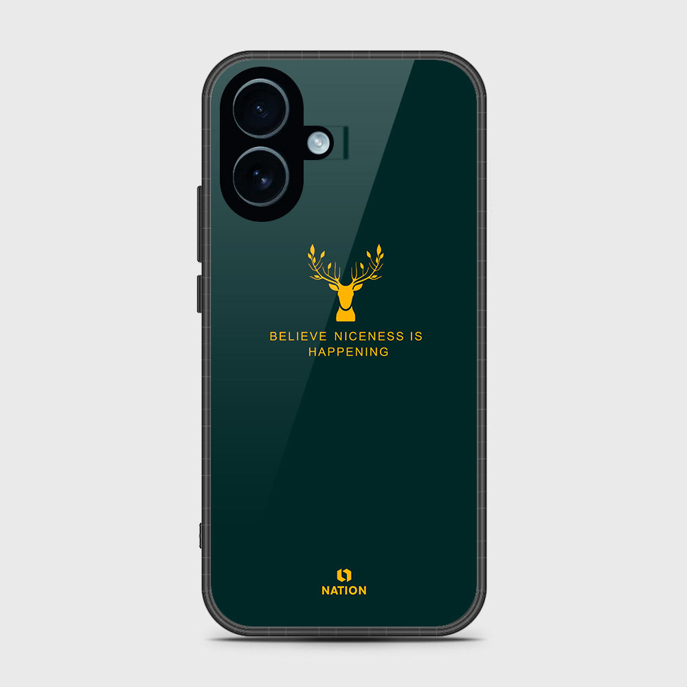 iPhone 17 - Nice Series - HQ Ultra Shine Premium Infinity Glass Soft Silicon Borders Case