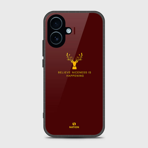 iPhone 17 - Nice Series - HQ Ultra Shine Premium Infinity Glass Soft Silicon Borders Case