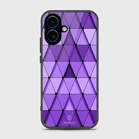 iPhone 17 - Onation Pyramid Series - HQ Ultra Shine Premium Infinity Glass Soft Silicon Borders Case